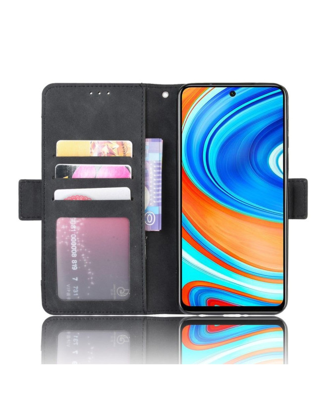 Housse Xiaomi Redmi Note 9S effet cuir avec porte cartes