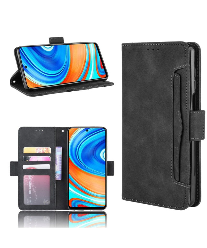 Housse Xiaomi Redmi Note 9S effet cuir avec porte cartes