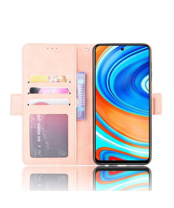Housse Xiaomi Redmi Note 9S effet cuir avec porte cartes