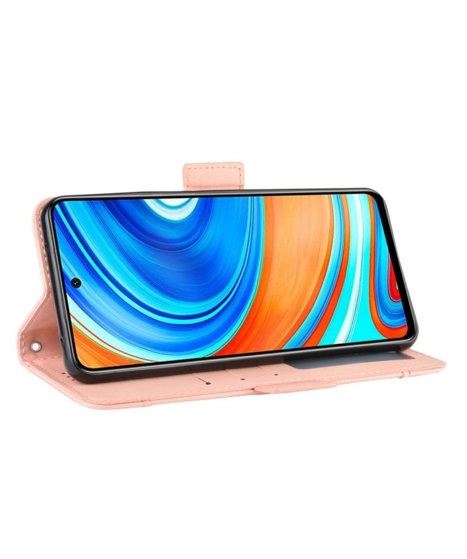 Housse Xiaomi Redmi Note 9S effet cuir avec porte cartes