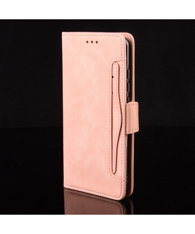 Housse Xiaomi Redmi Note 9S effet cuir avec porte cartes