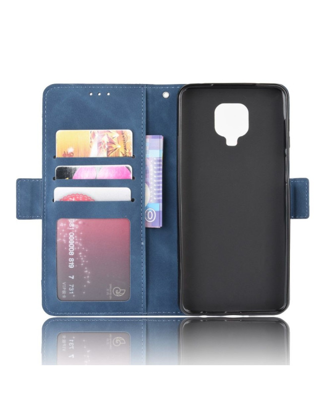 Housse Xiaomi Redmi Note 9S effet cuir avec porte cartes