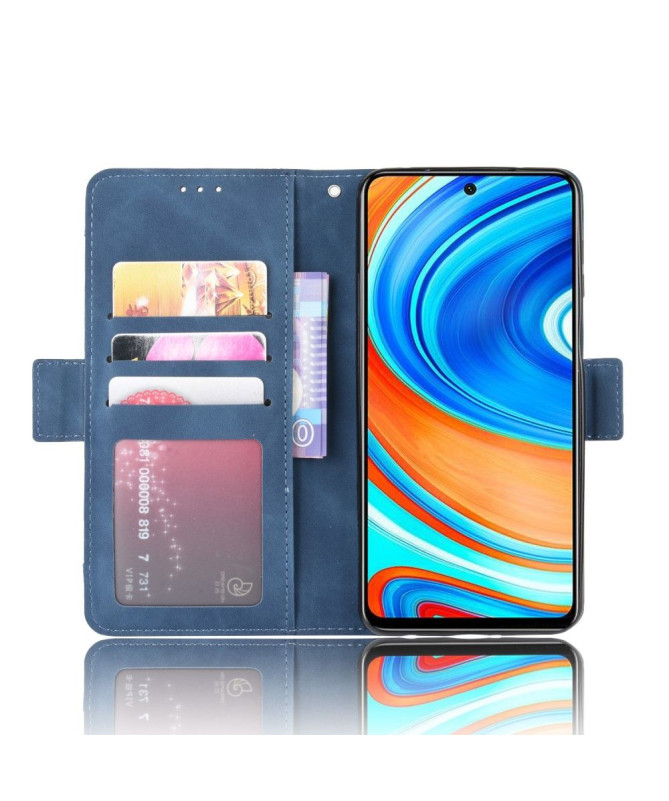 Housse Xiaomi Redmi Note 9S effet cuir avec porte cartes