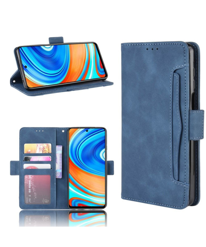 Housse Xiaomi Redmi Note 9S effet cuir avec porte cartes