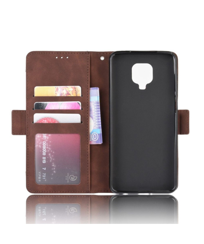 Housse Xiaomi Redmi Note 9S effet cuir avec porte cartes