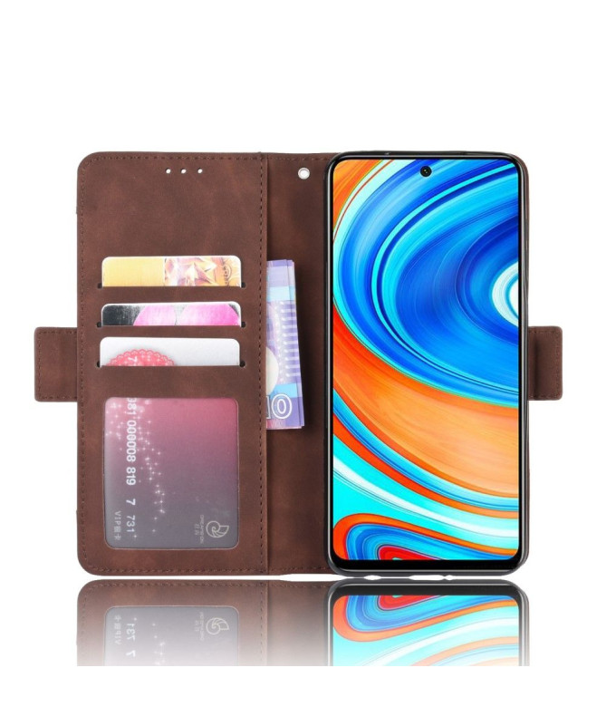 Housse Xiaomi Redmi Note 9S effet cuir avec porte cartes