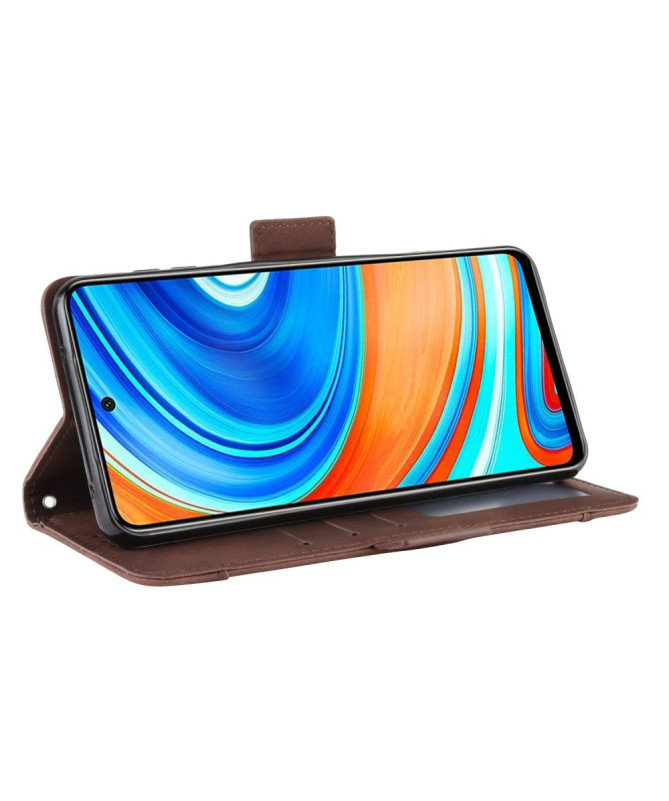 Housse Xiaomi Redmi Note 9S effet cuir avec porte cartes