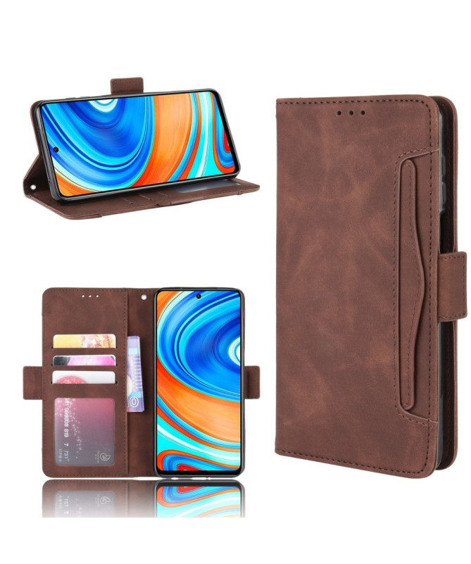 Housse Xiaomi Redmi Note 9S effet cuir avec porte cartes