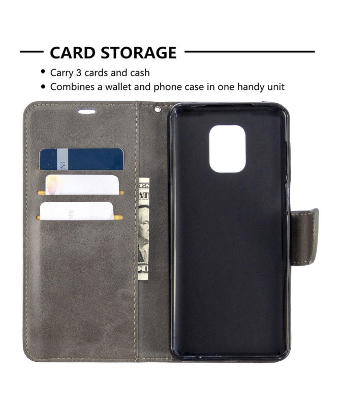 Housse Xiaomi Redmi Note 9S / Redmi Note 9 Pro Effet Cuir Porte Cartes