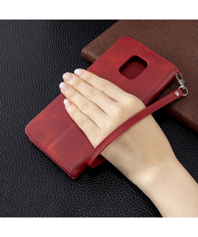 Housse Xiaomi Redmi Note 9S / Redmi Note 9 Pro Effet Cuir Porte Cartes