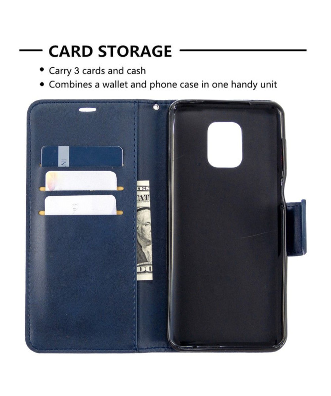 Housse Xiaomi Redmi Note 9S / Redmi Note 9 Pro Effet Cuir Porte Cartes