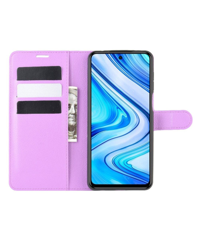 Housse Xiaomi Redmi Note 9 Pro / Note 9S portefeuille style cuir