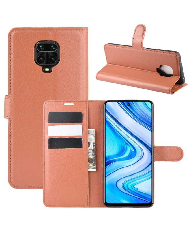 Housse Xiaomi Redmi Note 9 Pro / Note 9S portefeuille style cuir
