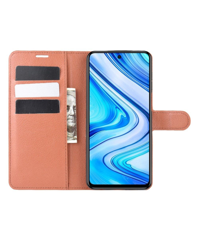 Housse Xiaomi Redmi Note 9 Pro / Note 9S portefeuille style cuir