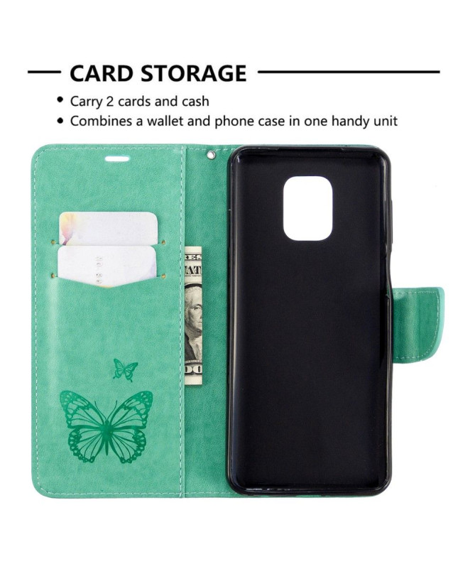 Housse Redmi Note 9S / Redmi Note 9 Pro Papillons fonction support