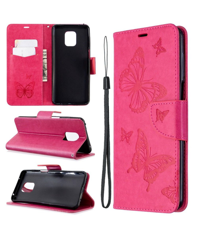 Housse Redmi Note 9S / Redmi Note 9 Pro Papillons fonction support