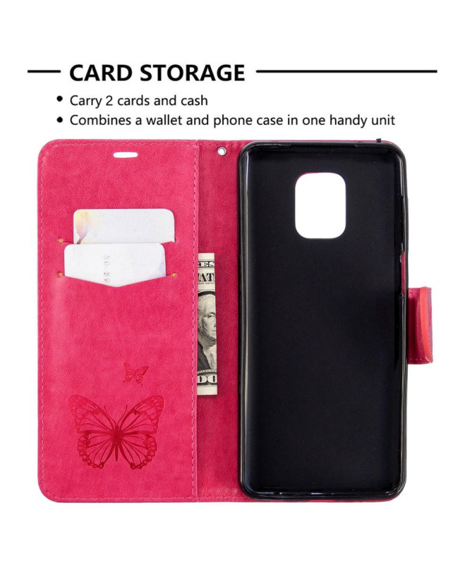 Housse Redmi Note 9S / Redmi Note 9 Pro Papillons fonction support