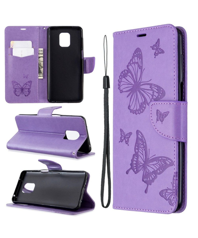 Housse Redmi Note 9S / Redmi Note 9 Pro Papillons fonction support