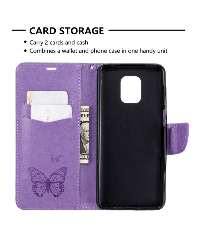 Housse Redmi Note 9S / Redmi Note 9 Pro Papillons fonction support