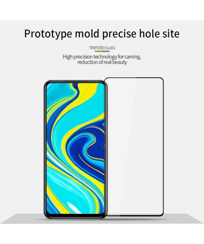 Xiaomi Xiaomi Redmi Note 9S - Pack de 2 films en verre trempé full size