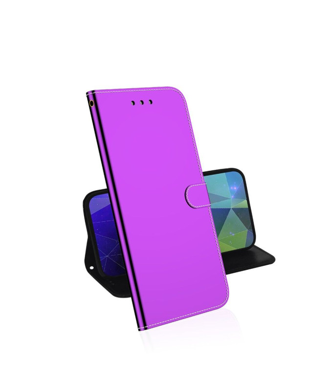 Housse Xiaomi Redmi Note 8 Pro simili cuir effet miroir