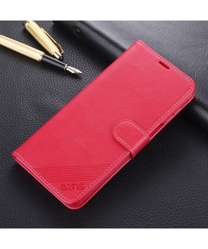 Housse Xiaomi Redmi Note 9 Pro / Redmi Note 9S AZNS Retro Effet Cuir