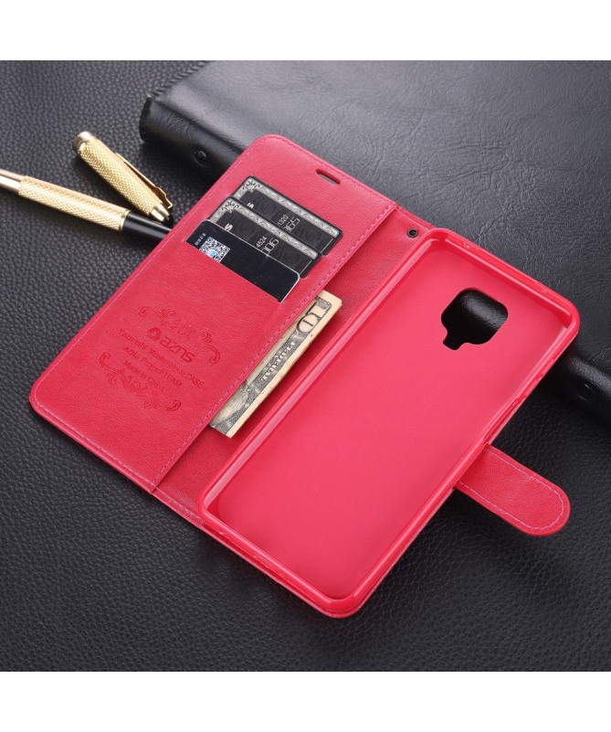 Housse Xiaomi Redmi Note 9 Pro / Redmi Note 9S AZNS Retro Effet Cuir