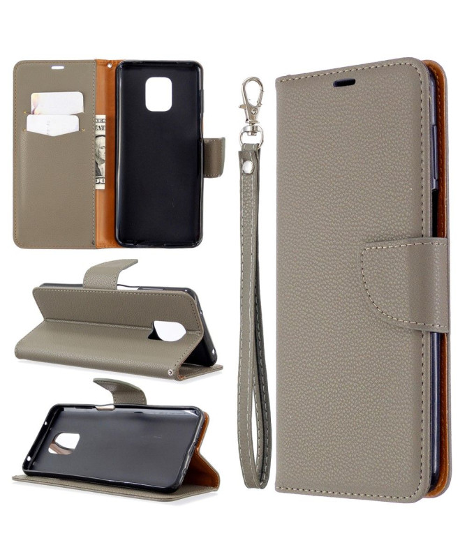 Étui folio Xiaomi Redmi Note 9S / Redmi Note 9 Pro effet cuir grainé