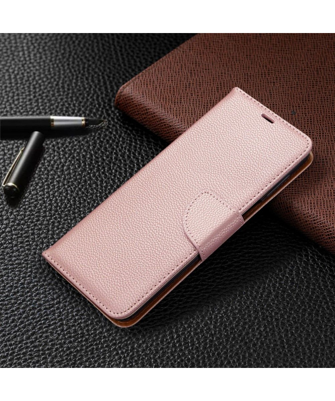 Étui folio Xiaomi Redmi Note 9S / Redmi Note 9 Pro effet cuir grainé