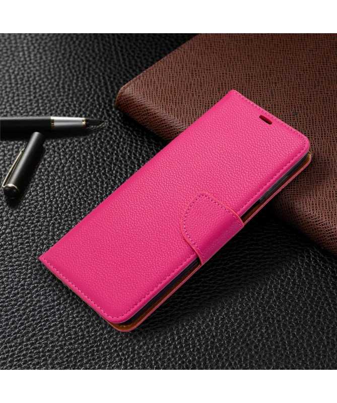 Étui folio Xiaomi Redmi Note 9S / Redmi Note 9 Pro effet cuir grainé
