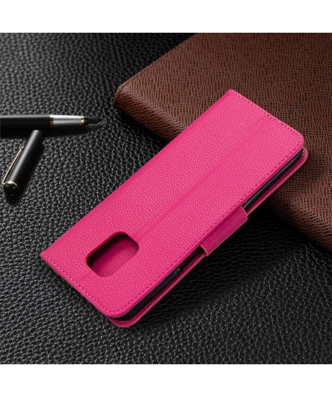 Étui folio Xiaomi Redmi Note 9S / Redmi Note 9 Pro effet cuir grainé