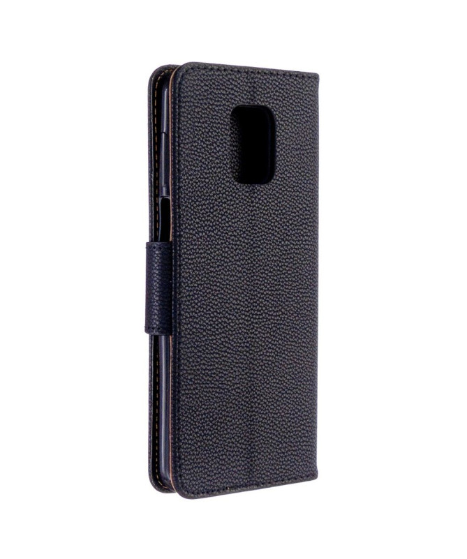 Étui folio Xiaomi Redmi Note 9S / Redmi Note 9 Pro effet cuir grainé