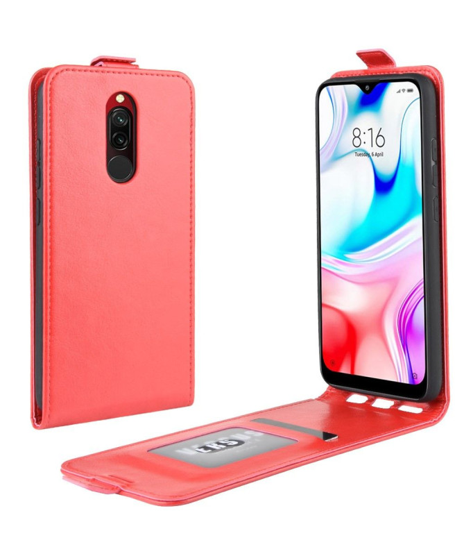 Étui Xiaomi Redmi 8 Simili Cuir avec Rabat Verticale