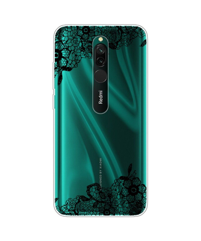 Coque Xiaomi Redmi 8 fleur dentelle