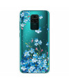 Coque Xiaomi Redmi Note 9 Fleurs Bleues