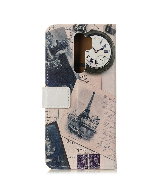 Housse Xiaomi Redmi 9 Tour Eiffel et lettre