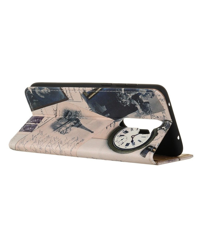 Housse Xiaomi Redmi 9 Tour Eiffel et lettre