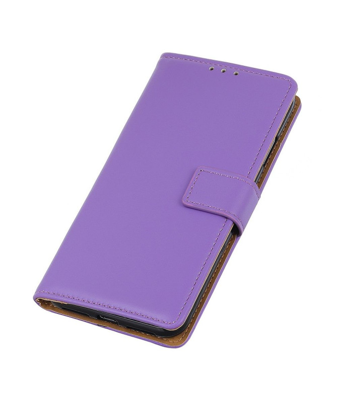 Étui Xiaomi Redmi 9 simili cuir basique - Violet