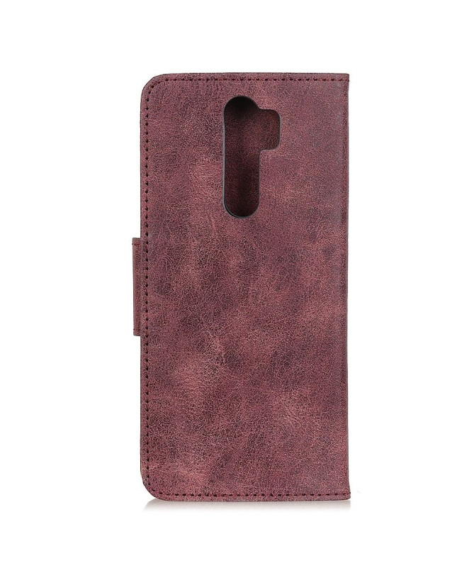 Étui Xiaomi Redmi 9 Edouard en simili cuir vintage