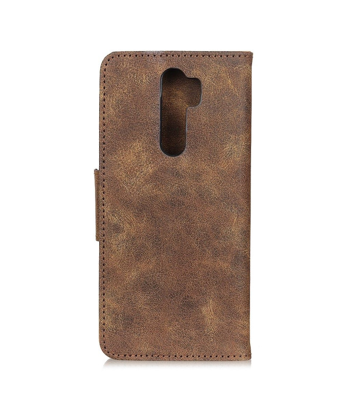 Étui Xiaomi Redmi 9 Edouard en simili cuir vintage