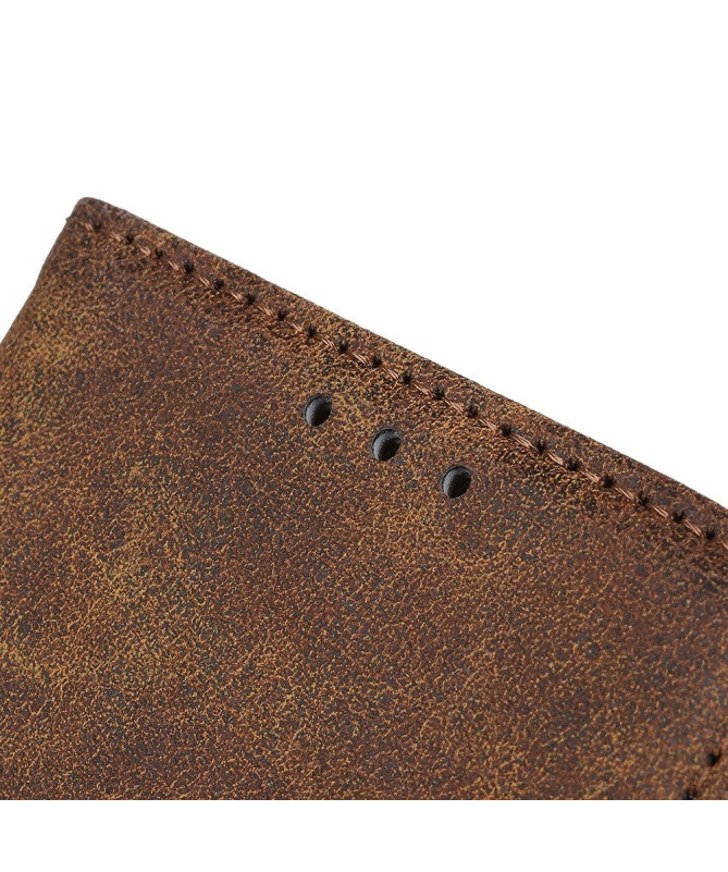 Étui Xiaomi Redmi 9 Edouard en simili cuir vintage