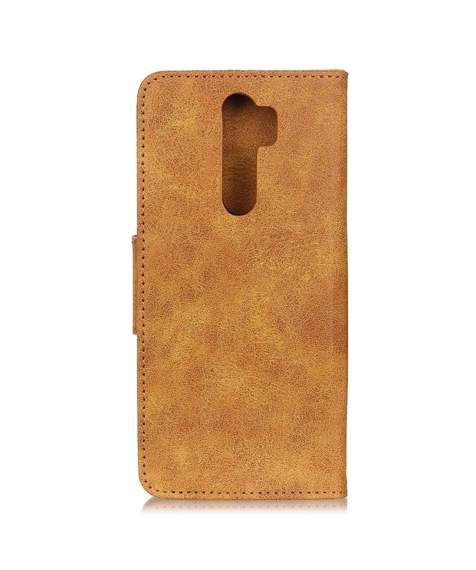 Étui Xiaomi Redmi 9 Edouard en simili cuir vintage
