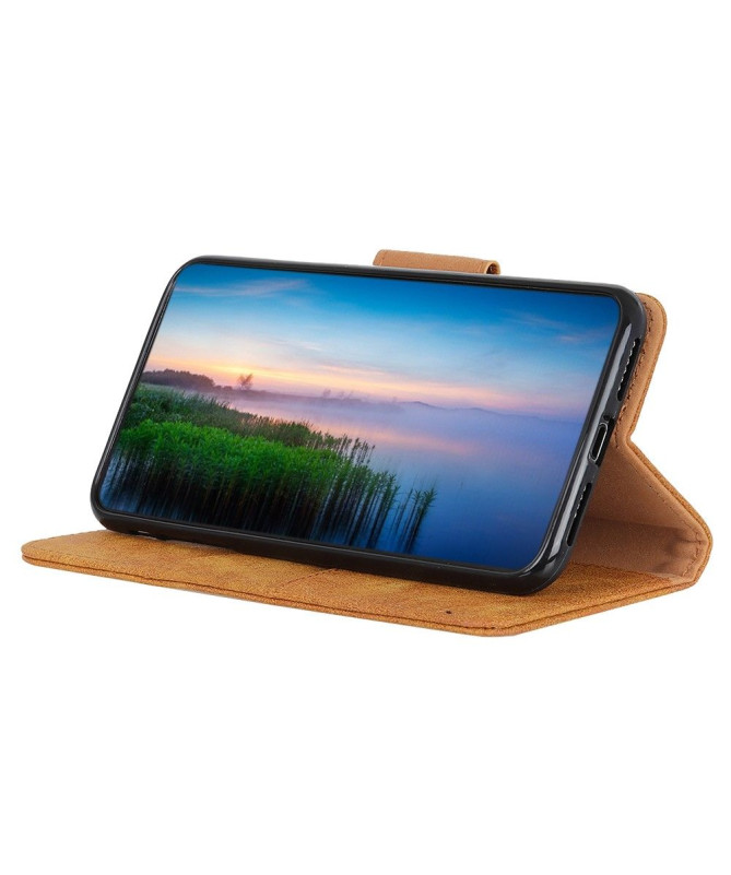 Étui Xiaomi Redmi 9 Edouard en simili cuir vintage