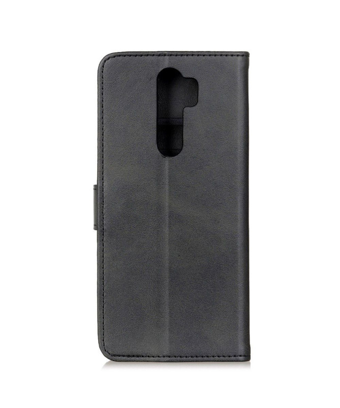 Housse Xiaomi Redmi 9 Marius effet cuir mat