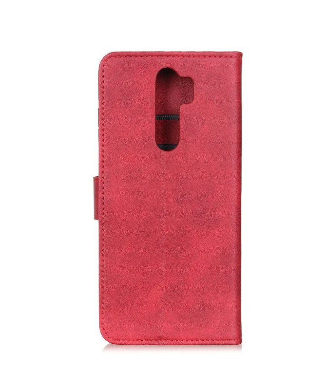Housse Xiaomi Redmi 9 Marius effet cuir mat