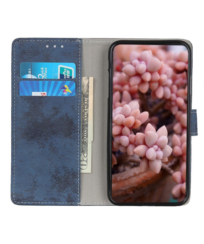 Étui Xiaomi Redmi 9 Cyrius simili cuir vintage