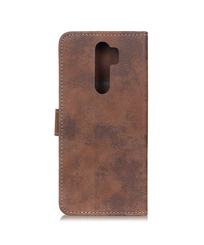 Étui Xiaomi Redmi 9 Cyrius simili cuir vintage