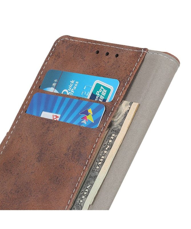 Étui Xiaomi Redmi 9 Cyrius simili cuir vintage