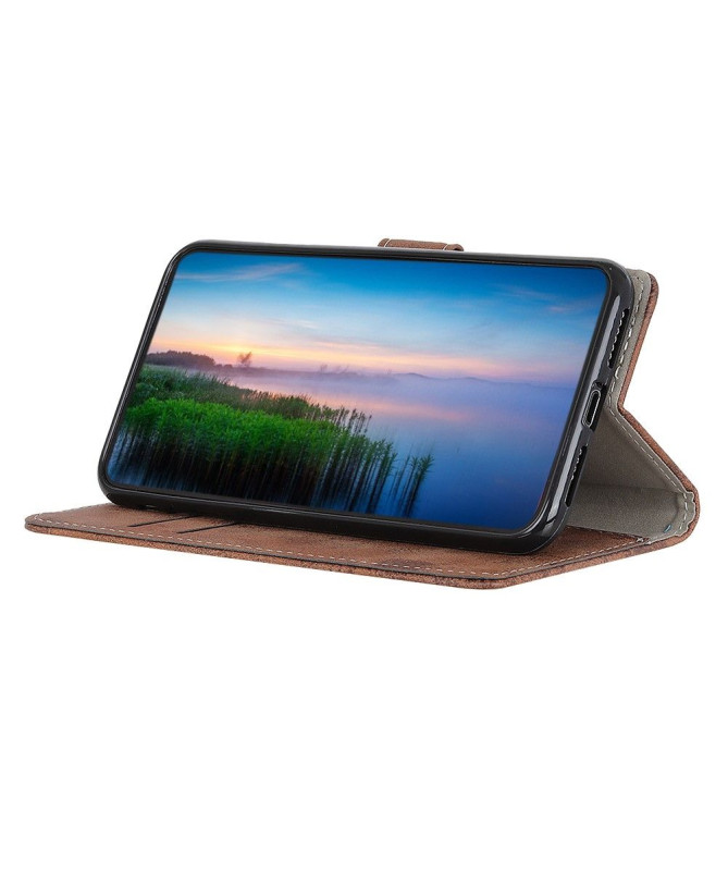 Étui Xiaomi Redmi 9 Cyrius simili cuir vintage