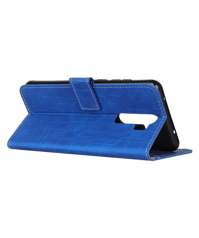 Housse Xiaomi Redmi 9 Simili Cuir Aspect Croco